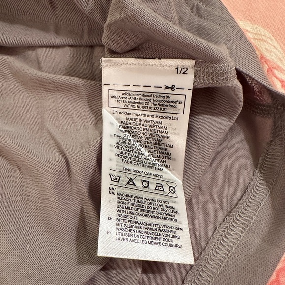 NEW Adidas gray workout tee Ladies X-Large XL - Picture 3 of 8